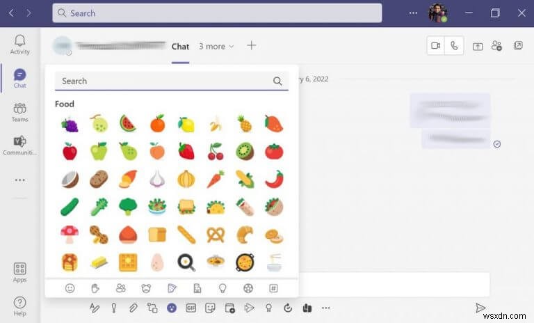 Microsoft Teams で絵文字ゲームをアップする方法