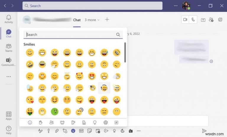 Microsoft Teams で絵文字ゲームをアップする方法