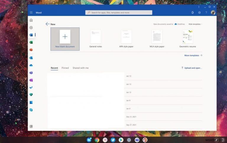 Chromebook で Microsoft Office にアクセスする方法