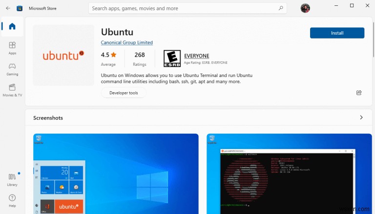 Windows 10 または Windows 11 に Ubuntu をインストールする方法
