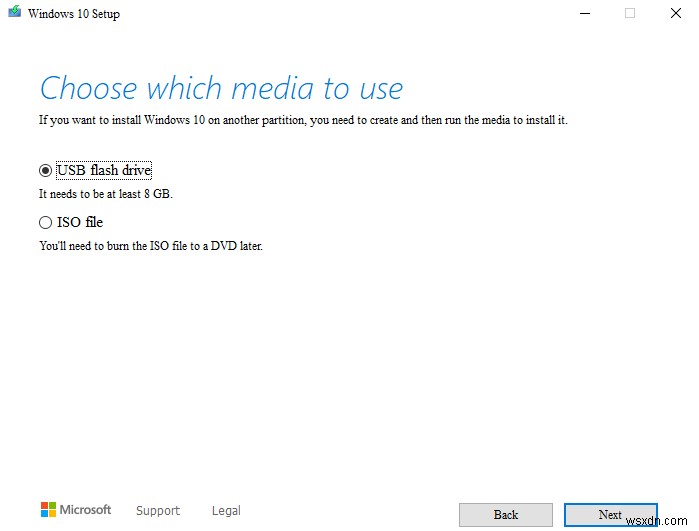 Windows 10 の起動可能な USB ドライブを作成して Windows 10 をインストールする方法