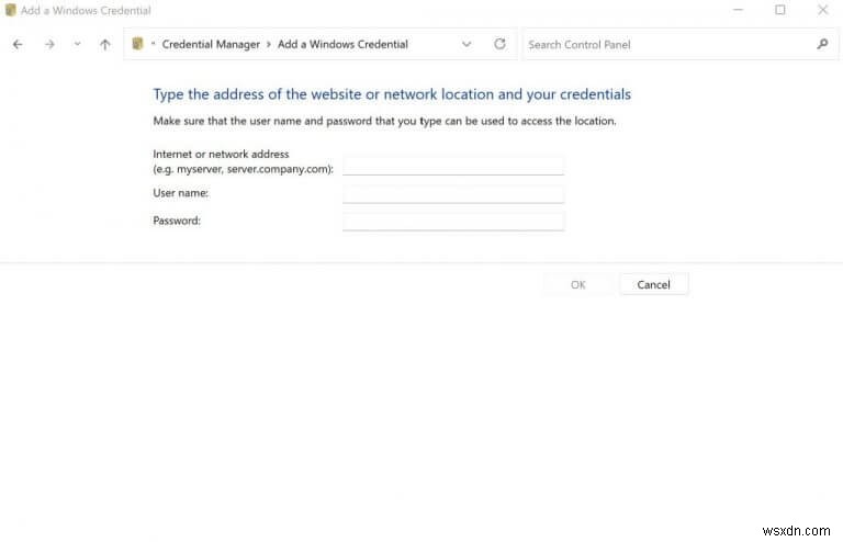 Windows で Credential Manager を使用する方法