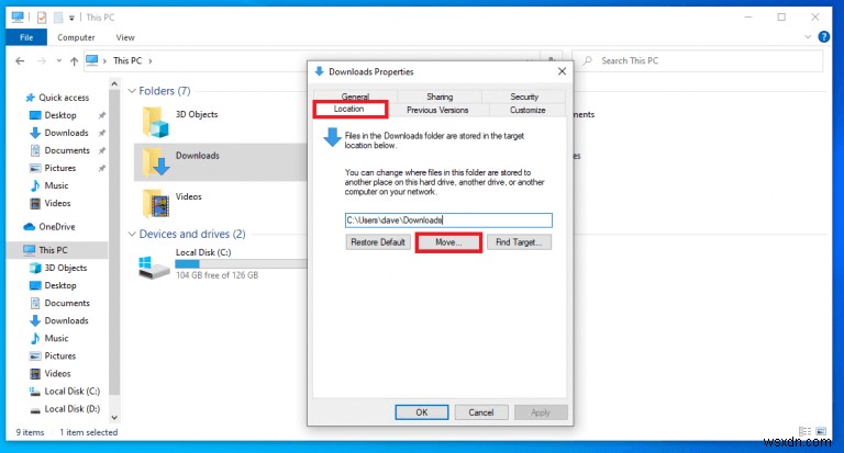 Windows 10 と Windows 11 で新しいアプリとファイルの保存場所をすばやく変更する方法