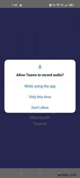 Android デバイスで Teams ミーティングを作成または参加する方法