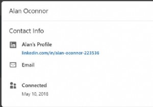 公開プロフィール用に意味のある LinkedIn URL を作成する