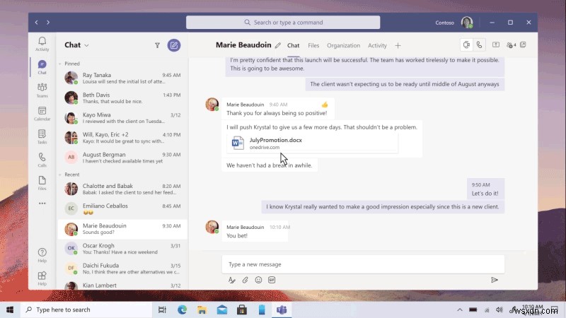 Microsoft は、Microsoft Teams にパーソナル機能を無料で導入し、WhatsApp よりも優れています