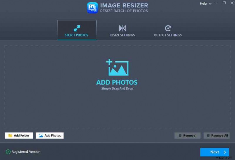 Image Resizer を使用して画像形式を変更する方法