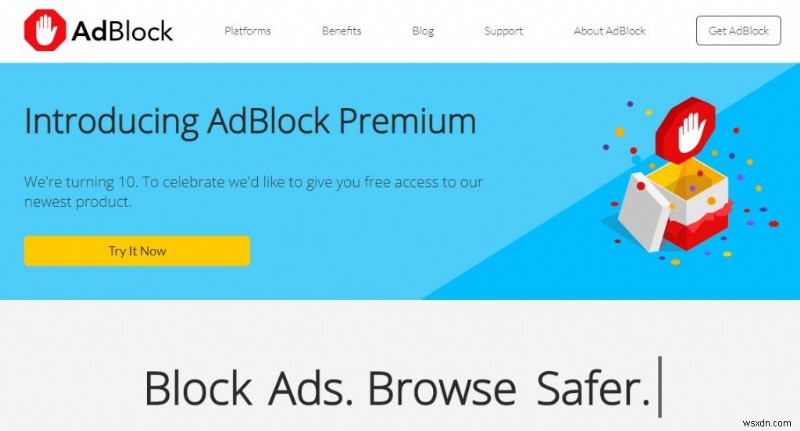 AdBlocker ソフトウェア:AdBlock とすべての広告を停止する