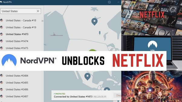 米国内外で NordVPN を使用して Netflix を視聴する方法