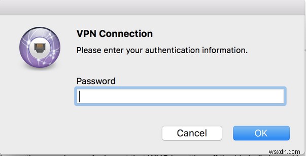VPN 認証失敗エラー メッセージの修正方法