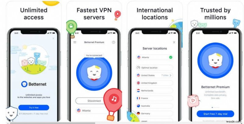 iPad と iPhone 向けの最高の無料 VPN