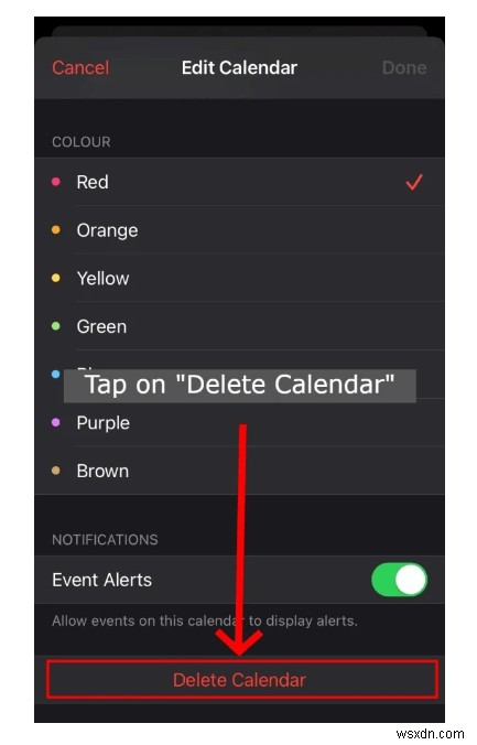 iPhone Calendar Virus を削除する方法