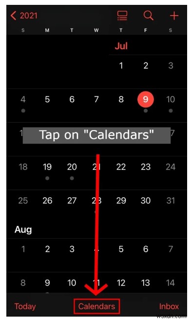 iPhone Calendar Virus を削除する方法