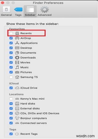 Mac で最近のアクティビティを見つけてクリアする方法