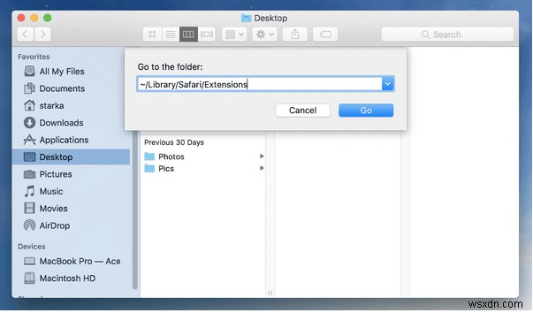 Mac でブラウザ拡張機能をアンインストールする方法