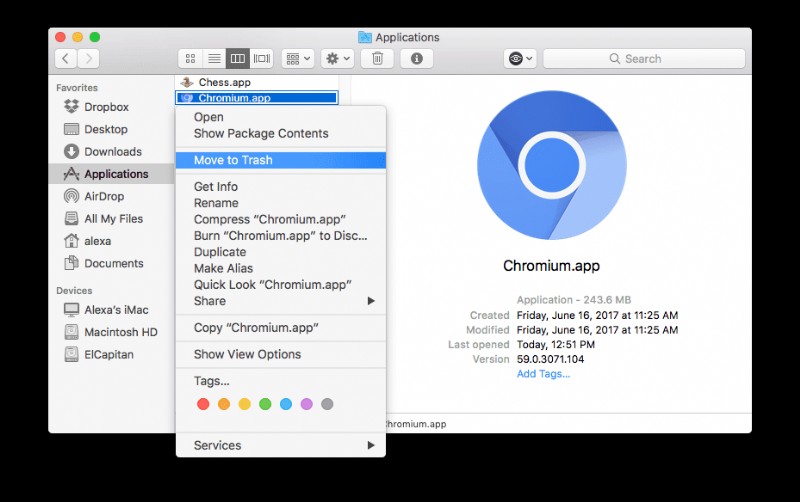 Mac から Chromium をアンインストールする方法 (2022)