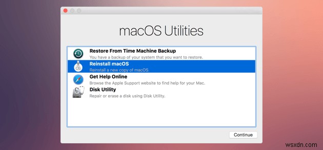 Mac を出荷時の設定に復元する方法