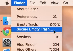 Mac で空のゴミ箱を確保することは可能ですか?