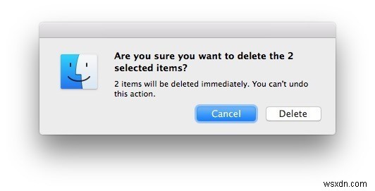 Mac でファイルやフォルダを完全に削除する方法