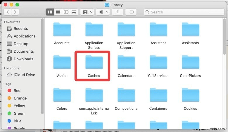 Mac から一時ファイルを見つけて削除する方法