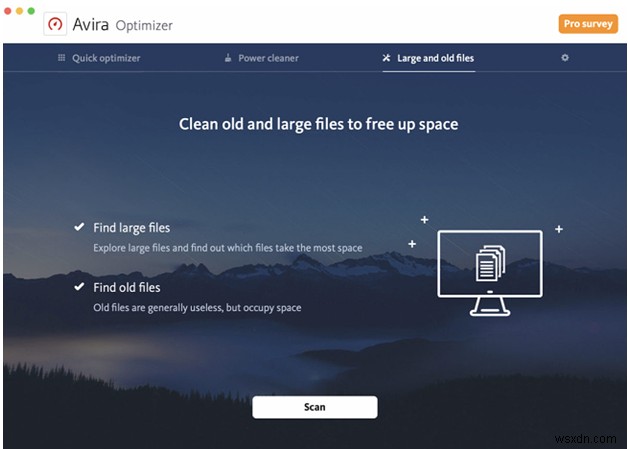 Avira Optimizer:Mac ストレージの管理