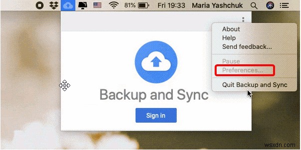 Mac から Google ドライブをアンインストールする方法