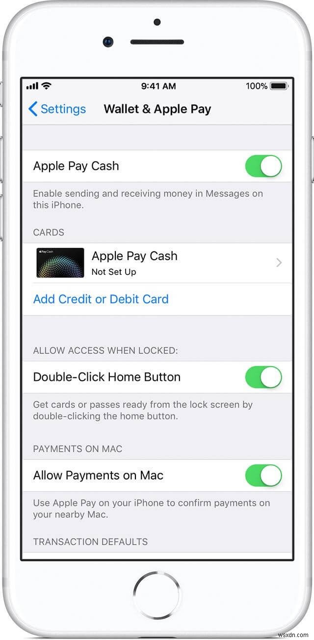 iOS 11.2:Apple Pay Cash の設定方法