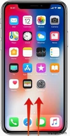 iPhone X でバックグラウンド アプリを強制終了する方法