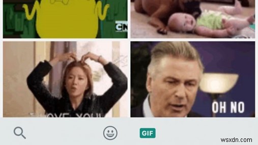 Android および iOS の WhatsApp で GIF 画像を送信する方法