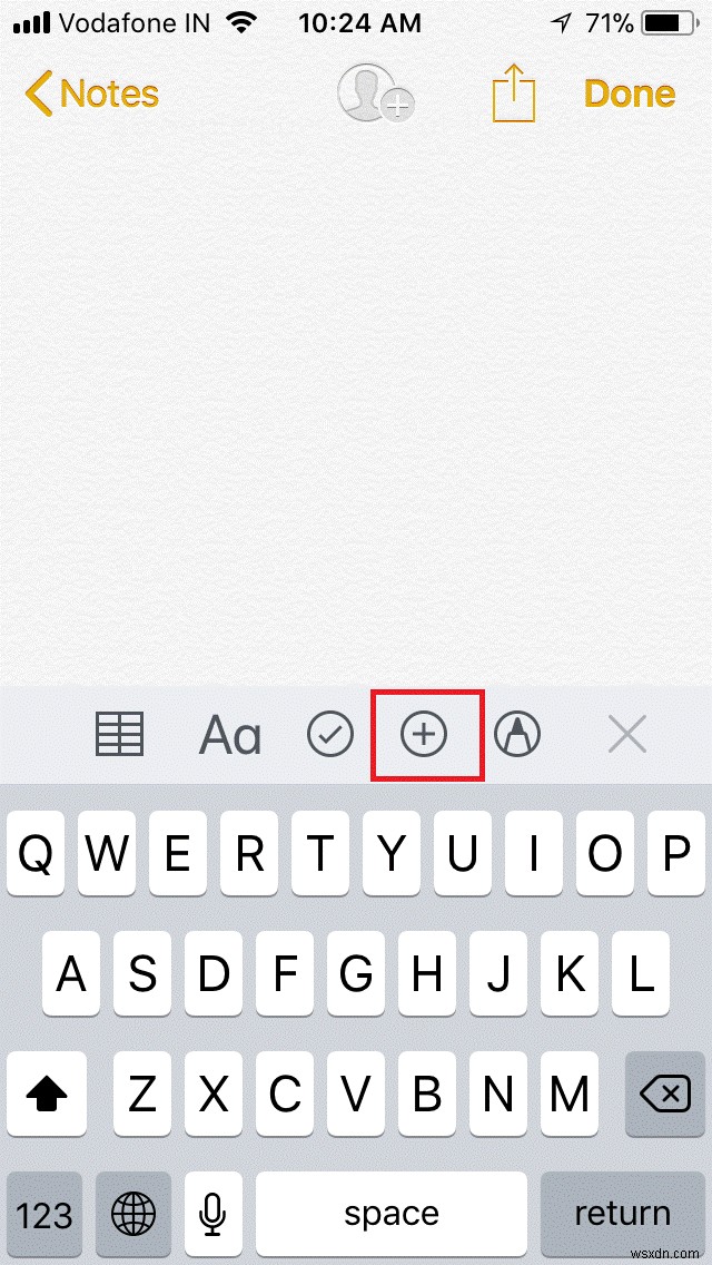 iOS 11 で Notes アプリを使用してドキュメントをスキャンする方法