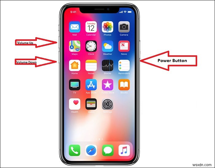 iPhone X をハード リセットまたは再起動する方法