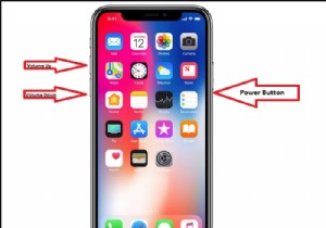 iPhone X をハード リセットまたは再起動する方法