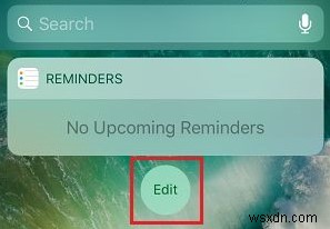 iOS 11 で動作しない天気ウィジェットを修正する