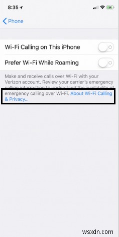 iOS で Wi-Fi 通話を有効にする方法