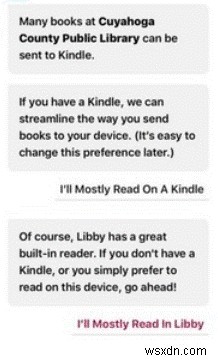 iOS デバイスを使用して Libby で書籍を読む方法