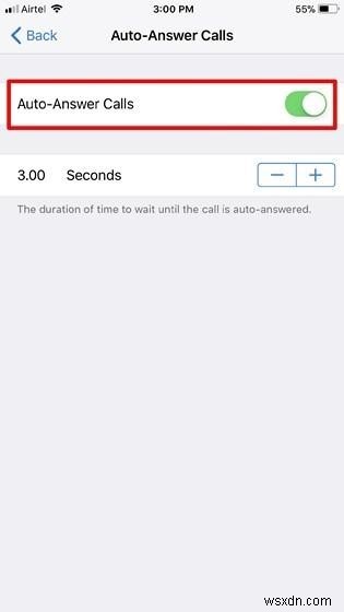 iOS 11 の「自動応答」機能で着信を逃さない