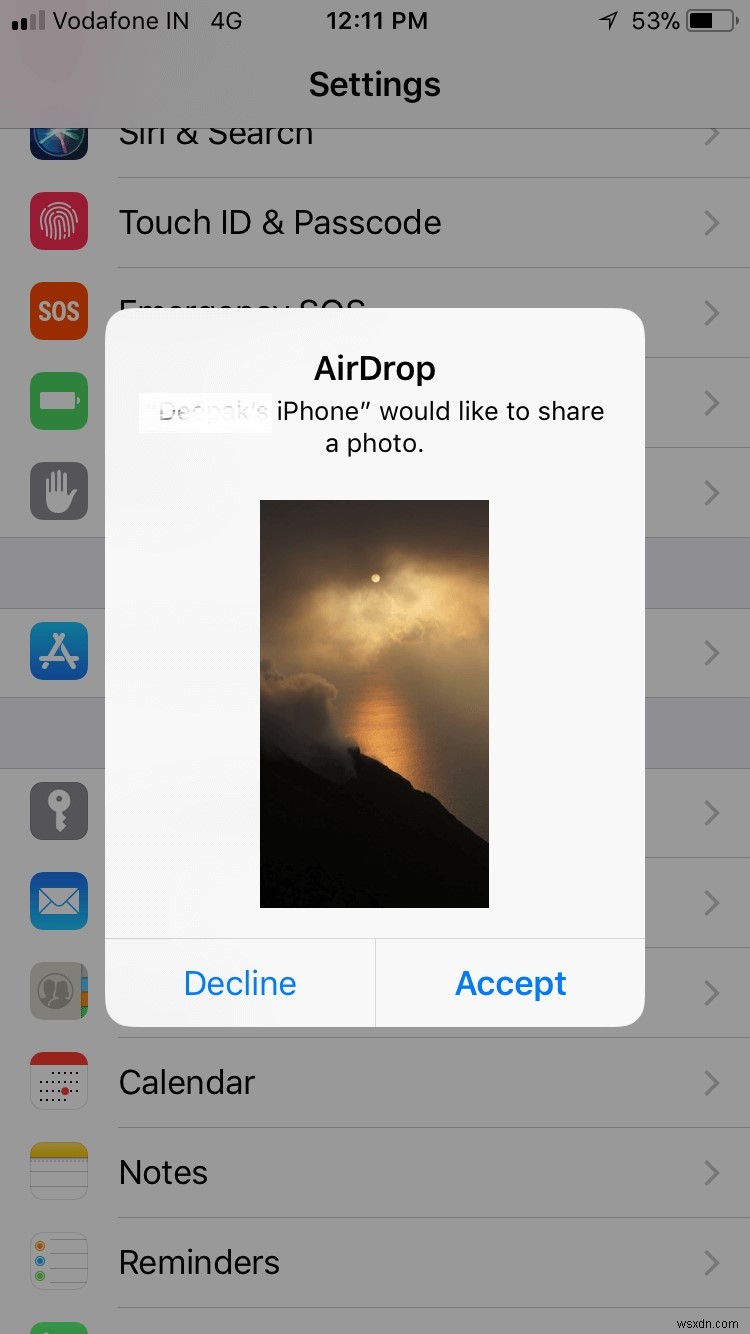 iOS 11 で Airdrop を使用する方法