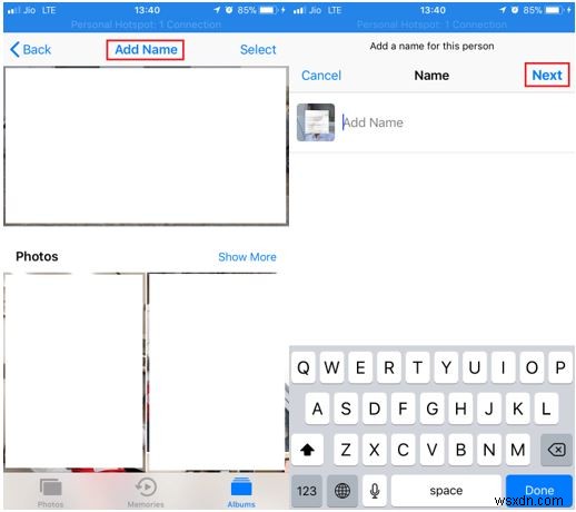 iOS 11の写真アプリで人を追加または削除する方法 