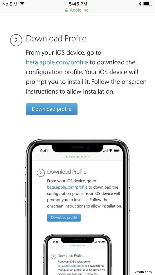 iOS 12 のインストール方法