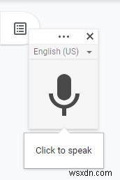 音声入力に Google ドキュメントを使用する方法