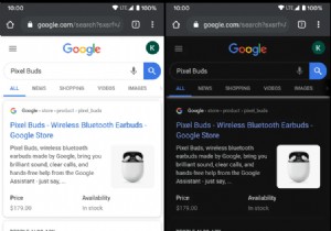 Google の検索アプリがついに Android と iOS のダーク モードに対応