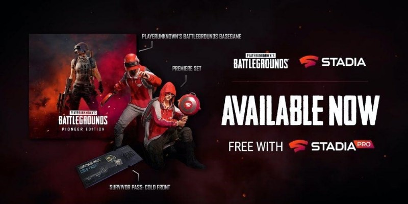 PUBG が Google Stadia で利用可能に