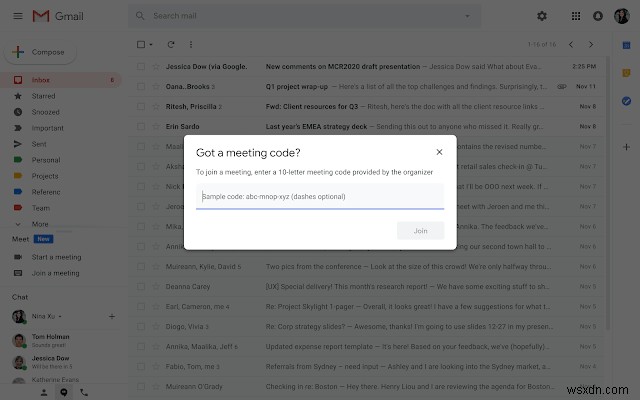 Google Meet がビデオ通話用の Gmail 統合を取得