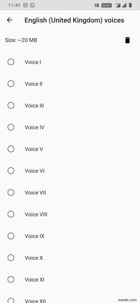 Android で Google テキストを音声に変換する方法