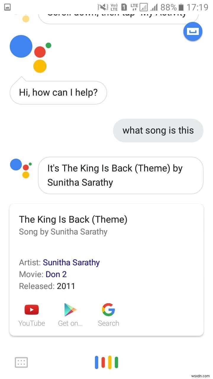 Google アシスタントを使用して曲を識別する方法