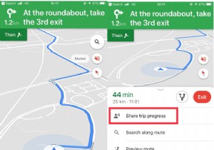 iPhone で Google マップを使用してリアルタイムの位置情報を友達と共有する方法