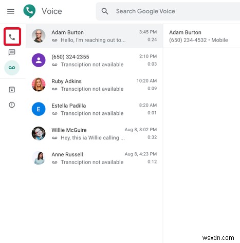 Google Voice で国際電話をかける方法