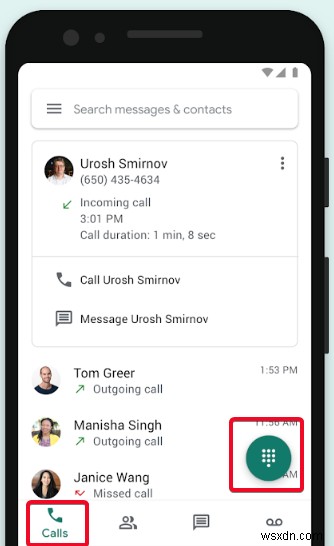 Google Voice で国際電話をかける方法