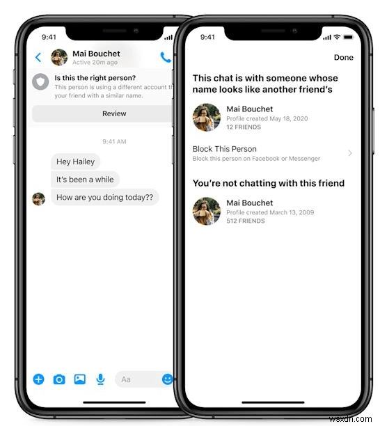 Facebook Messenger が詐欺や偽の友達と戦う新機能をリリース