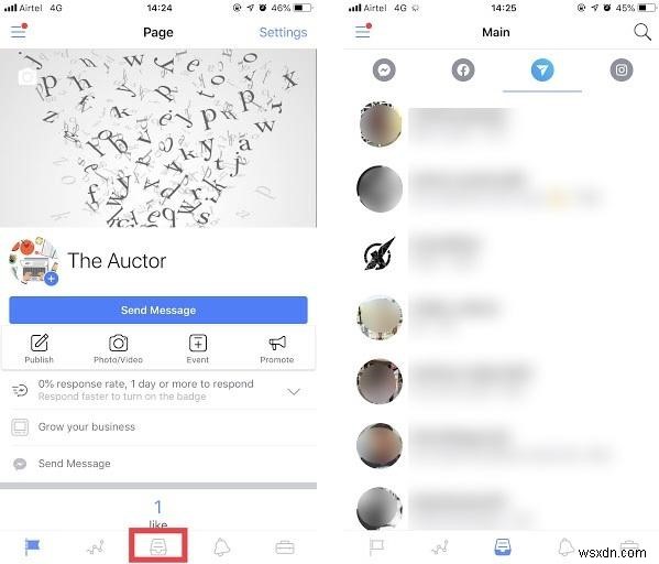 Facebook で Instagram Direct を取得するには?